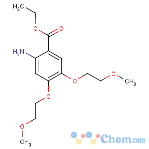 CAS No:179688-27-8 ethyl 2-amino-4,5-bis(2-methoxyethoxy)benzoate