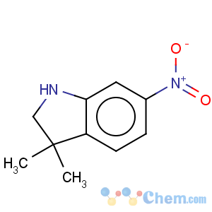 CAS No:179898-72-7 1H-Indole,2,3-dihydro-3,3-dimethyl-6-nitro-