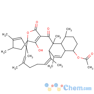 CAS No:180027-83-2 18H-16a,19-Metheno-16aH-benzo[b]naphth[2,1-j]oxacyclotetradecin-18,20(1H)-dione,4-(acetyloxy)-2,3,4,4a,6a,9,10,12a,15,16,20a,20b-dodecahydro-21-hydroxy-1,6,7,11,12a,14,15,20a-octamethyl-,(1S,4S,4aS,6aR,7E,11E,12aR,15R,16aS,20aS,20bR)- (9CI)