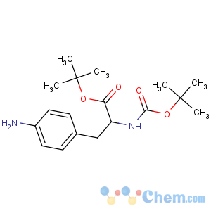 CAS No:180080-07-3 tert-butyl<br />(2S)-3-(4-aminophenyl)-2-[(2-methylpropan-2-yl)oxycarbonylamino]<br />propanoate
