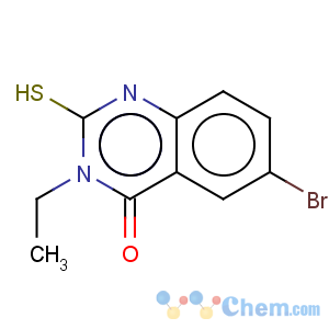CAS No:18009-16-0 4(1H)-Quinazolinone, 6-bromo-3-ethyl-2,3-dihydro-2-thioxo-