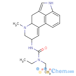 CAS No:18016-80-3 3-[(6aR,9S)-7-methyl-6,6a,8,9-tetrahydro-4H-indolo[4,<br />3-fg]quinoline-9-yl]-1,1-diethylurea