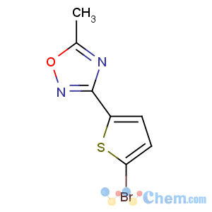 CAS No:180530-13-6 3-(5-bromothiophen-2-yl)-5-methyl-1,2,4-oxadiazole