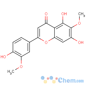 CAS No:18085-97-7 5,7-dihydroxy-2-(4-hydroxy-3-methoxyphenyl)-6-methoxychromen-4-one