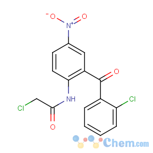CAS No:180854-85-7 2-chloro-N-[2-(2-chlorobenzoyl)-4-nitrophenyl]acetamide