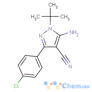 CAS No:180903-14-4 5-amino-1-tert-butyl-3-(4-chlorophenyl)pyrazole-4-carbonitrile