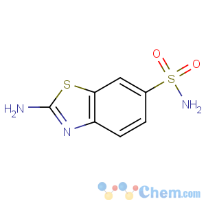 CAS No:18101-58-1 2-amino-1,3-benzothiazole-6-sulfonamide