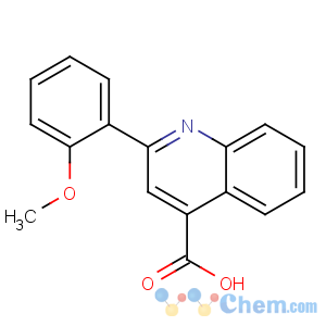 CAS No:181048-49-7 2-(2-methoxyphenyl)quinoline-4-carboxylic acid