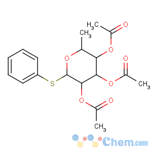 CAS No:181136-65-2 [(2S,3S,4R,5R,6S)-4,5-diacetyloxy-2-methyl-6-phenylsulfanyloxan-3-yl]<br />acetate