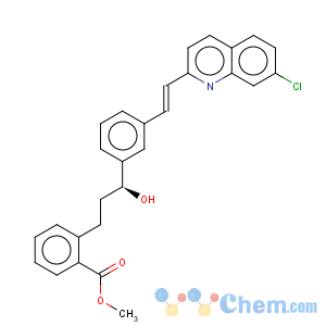 CAS No:181139-72-0 Methyl 2-[(3S)-3-[3-[(1E)-2-(7-chloro-2-quinolinyl)ethenyl]phenyl]-3-hydroxypropyl]benzoate