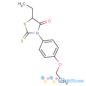 CAS No:181210-18-4 3-(4-ethoxyphenyl)-5-ethyl-2-sulfanylidene-1,3-thiazolidin-4-one