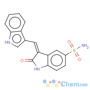 CAS No:181223-16-5 1H-Indole-5-sulfonamide,2,3-dihydro-3-(1H-indol-3-ylmethylene)-2-oxo-