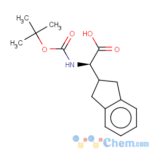CAS No:181227-48-5 1H-Indene-2-aceticacid, a-[[(1,1-dimethylethoxy)carbonyl]amino]-2,3-dihydro-,(aR)-