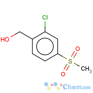 CAS No:181300-40-3 Benzenemethanol,2-chloro-4-(methylsulfonyl)-