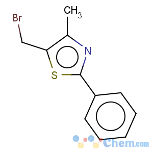CAS No:181424-15-7 Thiazole,5-(bromomethyl)-4-methyl-2-phenyl-