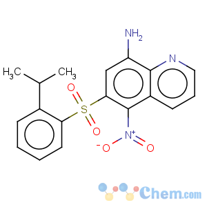 CAS No:181468-88-2 8-Quinolinamine,6-[[2-(1-methylethyl)phenyl]sulfonyl]-5-nitro-