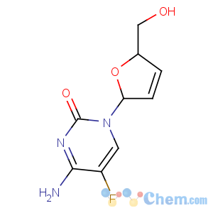 CAS No:181785-84-2 2(1H)-Pyrimidinone,4-amino-1-[(2S,5R)-2,5-dihydro-5-(hydroxymethyl)-2-furanyl]-5-fluoro-