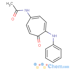 CAS No:18188-72-2 Acetamide,N-[5-oxo-4-(phenylamino)-1,3,6-cycloheptatrien-1-yl]-
