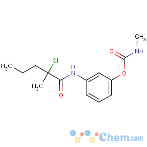 CAS No:18189-07-6 [3-[(2-chloro-2-methylpentanoyl)amino]phenyl] N-methylcarbamate