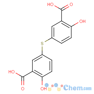 CAS No:1820-99-1 5-(3-carboxy-4-hydroxyphenyl)sulfanyl-2-hydroxybenzoic acid
