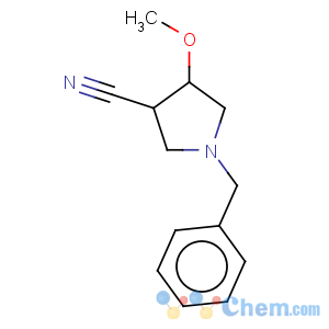 CAS No:18217-58-8 1-Benzyl-4-methoxy-pyrrolidine-3-carbonitrile