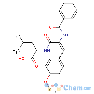 CAS No:182250-66-4 2-[[(E)-2-benzamido-3-(4-methoxyphenyl)prop-2-enoyl]amino]-4-<br />methylpentanoic acid