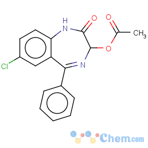 CAS No:1824-74-4 2H-1,4-Benzodiazepin-2-one,3-(acetyloxy)-7-chloro-1,3-dihydro-5-phenyl-