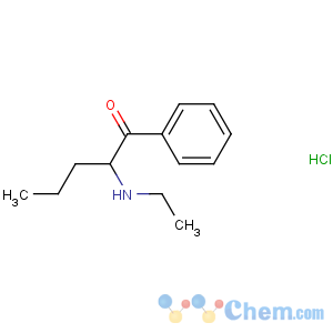 CAS No:18268-16-1 1-Pentanone,2-(ethylamino)-1-phenyl-, hydrochloride (1:1)