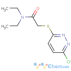 CAS No:1830-32-6 2-(6-chloropyridazin-3-yl)sulfanyl-N,N-diethylacetamide