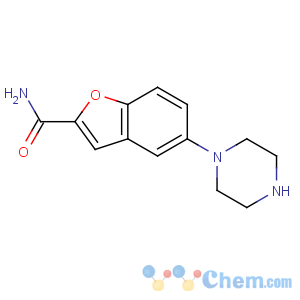 CAS No:183288-46-2 5-piperazin-1-yl-1-benzofuran-2-carboxamide