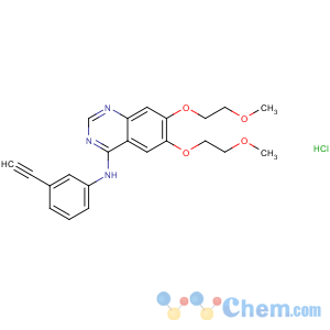 CAS No:183319-69-9 N-(3-ethynylphenyl)-6,<br />7-bis(2-methoxyethoxy)quinazolin-4-amine