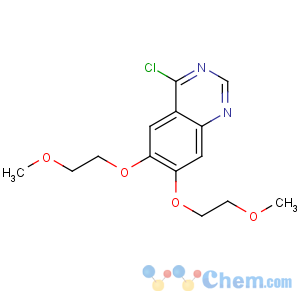 CAS No:183322-18-1 4-chloro-6,7-bis(2-methoxyethoxy)quinazoline