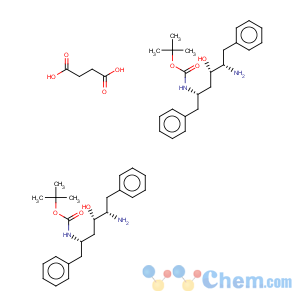 CAS No:183388-64-9 (2S,3S,5S)-5-tert-Butyloxycarbonylamino-2-amino-3-hydroxy-1,6-diphenylhexane succinate