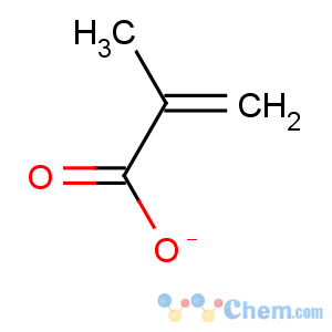 CAS No:18358-13-9 2-Propenoic acid,2-methyl-, ion(1-)