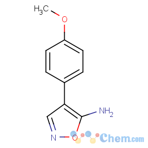 CAS No:183666-47-9 4-(4-methoxyphenyl)-1,2-oxazol-5-amine