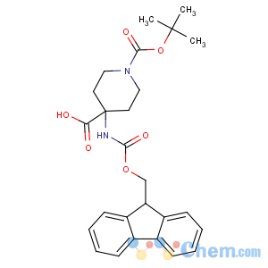 CAS No:183673-66-7 4-(9H-fluoren-9-ylmethoxycarbonylamino)-1-[(2-methylpropan-2-yl)<br />oxycarbonyl]piperidine-4-carboxylic acid