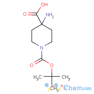 CAS No:183673-71-4 4-amino-1-[(2-methylpropan-2-yl)oxycarbonyl]piperidine-4-carboxylic acid