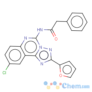 CAS No:183721-15-5 Benzeneacetamide,N-[9-chloro-2-(2-furanyl)[1,2,4]triazolo[1,5-c]quinazolin-5-yl]-