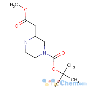 CAS No:183742-33-8 tert-butyl 3-(2-methoxy-2-oxoethyl)piperazine-1-carboxylate