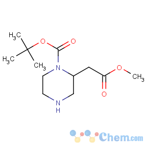 CAS No:183852-65-5 2-Piperazineaceticacid, 1-[(1,1-dimethylethoxy)carbonyl]-, methyl ester