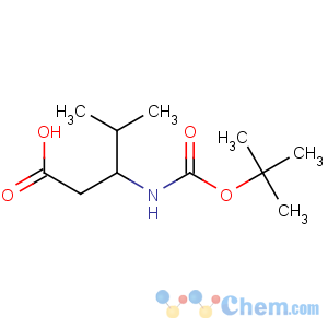 CAS No:183990-64-9 (3R)-4-methyl-3-[(2-methylpropan-2-yl)oxycarbonylamino]pentanoic acid
