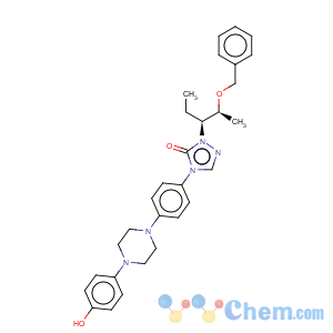 CAS No:184177-83-1 2-[(1S,2S)-1-Ethyl-2-bezyloxypropyl]-2,4-dihydro-4-[4-[4-(4-hydroxyphenyl)-1-piperazinyl]phenyl]-3H-1,2,4-triazol-3-one