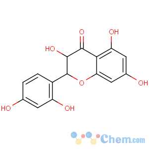 CAS No:18422-83-8 4H-1-Benzopyran-4-one,2-(2,4-dihydroxyphenyl)-2,3-dihydro-3,5,7-trihydroxy-, (2R,3R)-