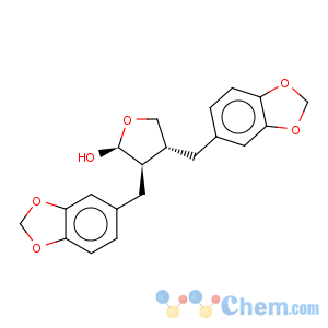 CAS No:18423-69-3 2-Furanol,3,4-bis(1,3-benzodioxol-5-ylmethyl)tetrahydro-, (2S,3R,4R)-