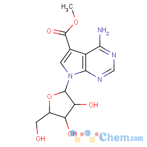 CAS No:18440-68-1 7H-Pyrrolo[2,3-d]pyrimidine-5-carboxylicacid, 4-amino-7-b-D-ribofuranosyl-,methyl ester