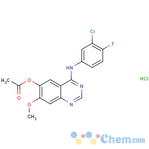 CAS No:184475-70-5 [4-(3-chloro-4-fluoroanilino)-7-methoxyquinazolin-6-yl]<br />acetate