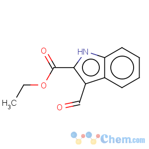 CAS No:18450-27-6 1H-Indole-2-carboxylicacid, 3-formyl-, ethyl ester