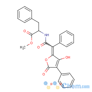 CAS No:18463-11-1 methyl<br />(2S)-2-[[(2E)-2-(3-hydroxy-5-oxo-4-phenylfuran-2-ylidene)-2-<br />phenylacetyl]amino]-3-phenylpropanoate