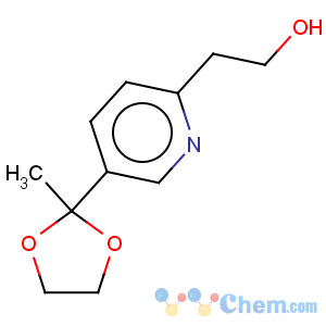 CAS No:184766-50-5 2-Pyridineethanol,5-(2-methyl-1,3-dioxolan-2-yl)-