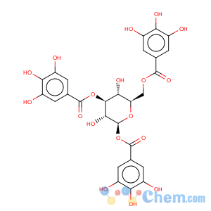 CAS No:18483-17-5 b-D-Glucopyranose,1,3,6-tris(3,4,5-trihydroxybenzoate)